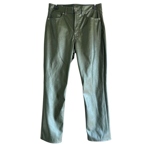 GAP Vintage Slim High Rise Faux Leather Jeans| Pants – Size 29 | 8s - Picture 3 of 13